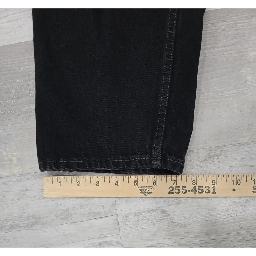 VTG 1996 Levis 560 Black Jeans 38x32 Made in Canada 90s Loose Fit Tapered EUC